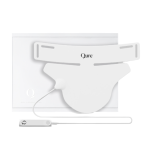 Beauty tech neck device with product packaging for a low-MOQ DTC launch